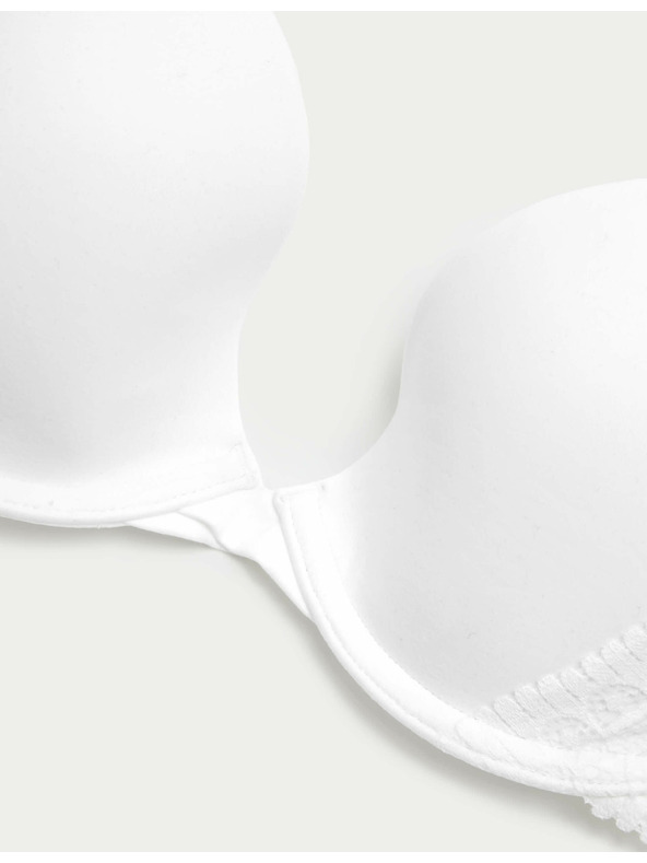 Marks & Spencer Hladká dekoltová podprsenka Body Soft™ s kostícami, veľ. A–E Marks & Spencer biela