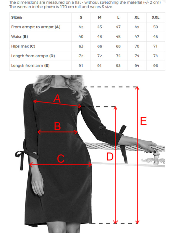 numoco ALICE Šaty s mašľami - burgundskej farby