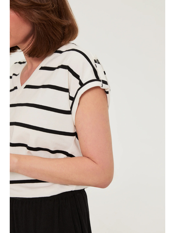 Moodo Striped Blouse Moodo