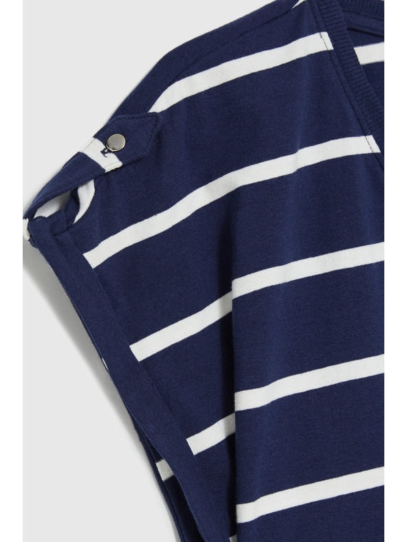 Moodo Halenka s pruhmi tmavo modrá Moodo