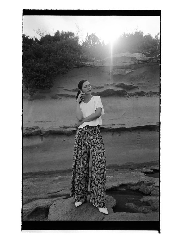 Moodo Košeľa so širokými rukávmi biela Moodo