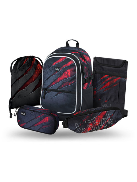 BAAGL  BAAGL SET 5 Core Lása: batoh, peračník, vrecko, ľadvinka, puzdro na notebook