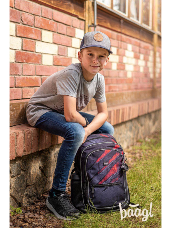 BAAGL  BAAGL SET 5 Core Lása: batoh, peračník, vrecko, ľadvinka, puzdro na notebook