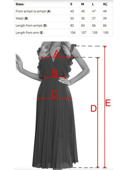 numoco LINDA Šifónové vzdušné šaty s čipkovaným výstrihom - béžové