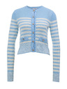 Orsay Svetlomodrý pruhovaný dámsky kardigan ORSAY