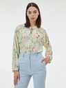 Orsay Svetlozelená vzorovaná dámska blúzka ORSAY