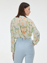 Orsay Svetlozelená vzorovaná dámska blúzka ORSAY