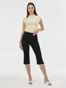 Orsay Čierne dámske capri nohavice ORSAY