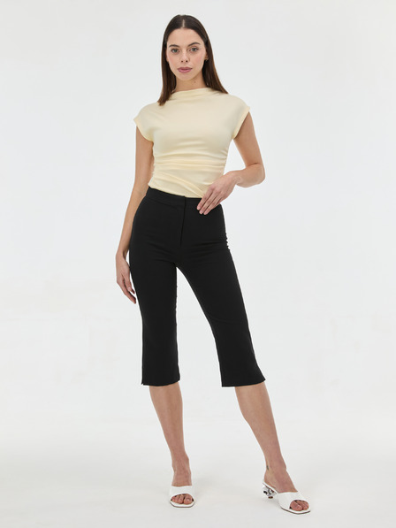 Orsay Čierne dámske capri nohavice ORSAY