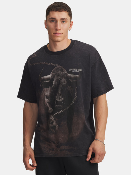 Under Armour Pánske tričko Under Armour Pjt Rck Washed HWT-BLK