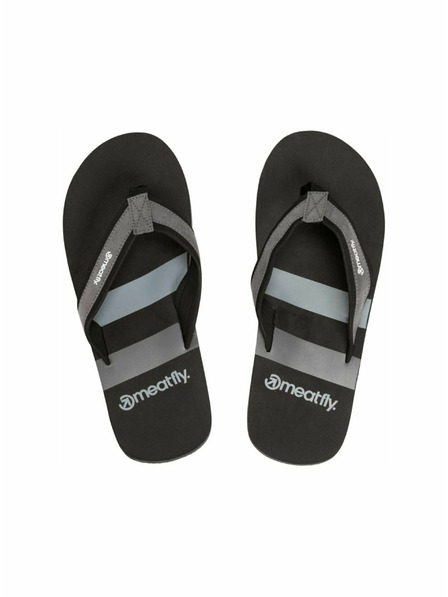 Meatfly Meatfly pánske žabky Anders Black/Grey
