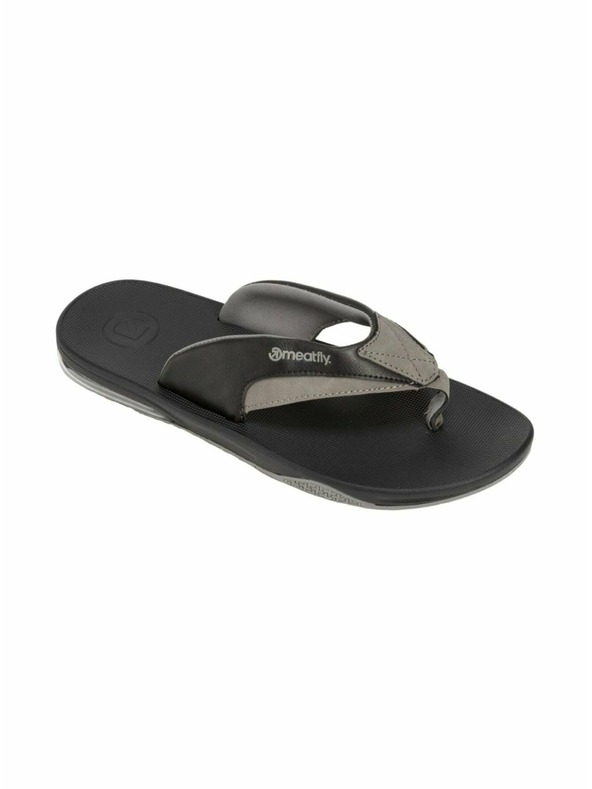 Meatfly Meatfly pánske žabky Wes Black/Grey