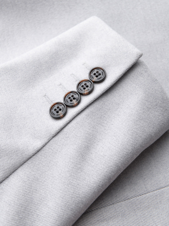 Ombre Clothing Ombre Clothing pánska hnedá bunda so stojačikom