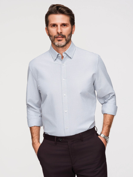 Ombre Clothing Pánska oxfordská košeľa Ombre Clothing V1 OM-SHOS-0172