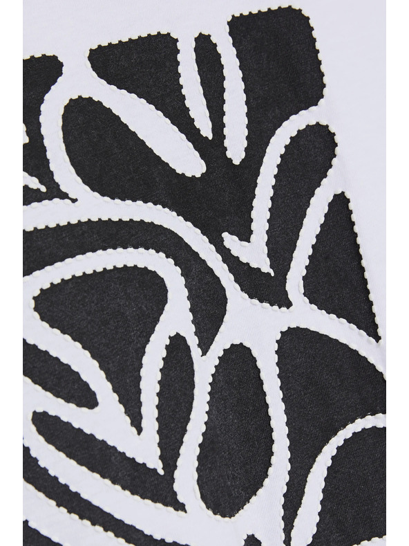 Moodo Halenka s potlačou biela Moodo