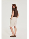 Moodo Bavlnené šortky béžové Moodo