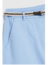 Moodo Bavlnené šortky nebesky modré Moodo