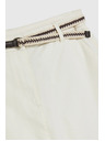 Moodo Bavlnené šortky biele Moodo