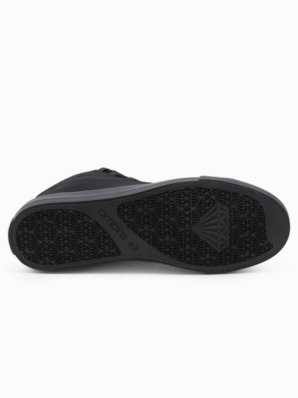 Ombre Clothing Čierne pánske tenisky Ombre Clothing T378