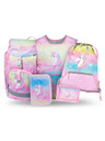BAAGL  BAAGL SET 5 Airy Rainbow Unicorn: batoh, peračník, vrecko, zástena, peňaženka