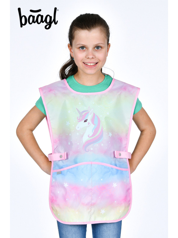 BAAGL  BAAGL SET 5 Airy Rainbow Unicorn: batoh, peračník, vrecko, zástena, peňaženka