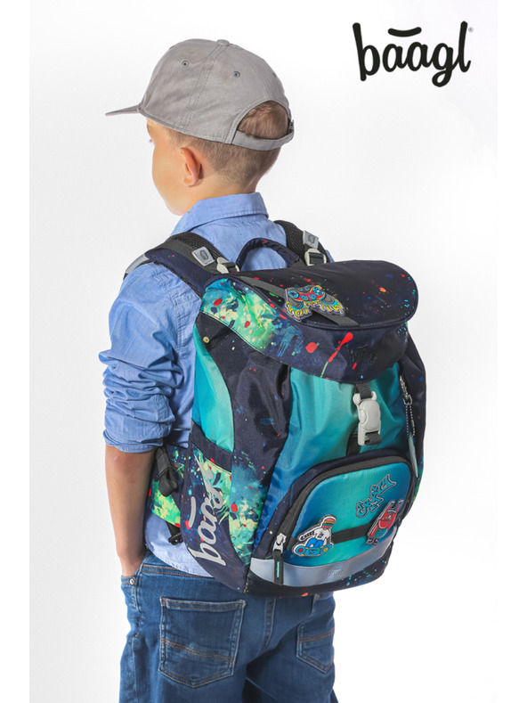 BAAGL  BAAGL SET 5 Airy Chill: batoh, peračník, vrecko, zástena, peňaženka