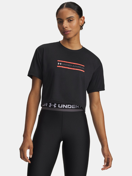 Under Armour Dámske tričko Under Armour Tech Branded Crop SS