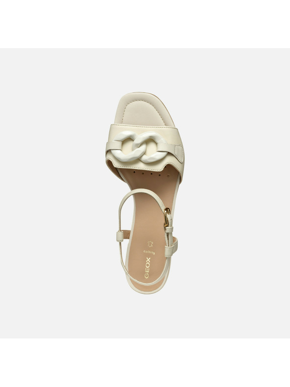 Geox Krémové dámske sandále Geox New Eraklia 15