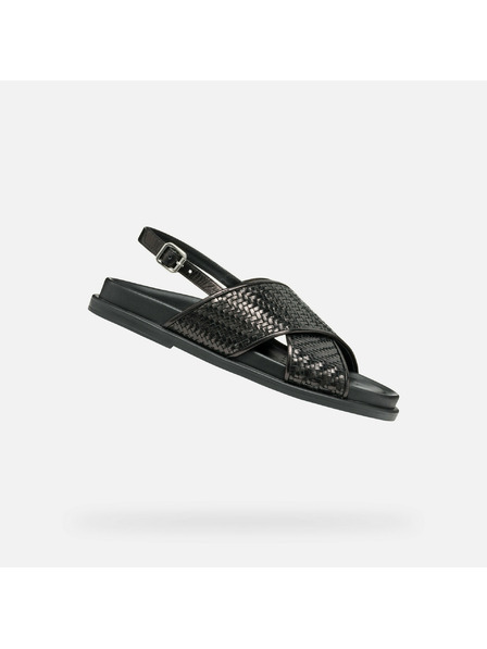 Geox Čierne dámske sandále Geox Adelash