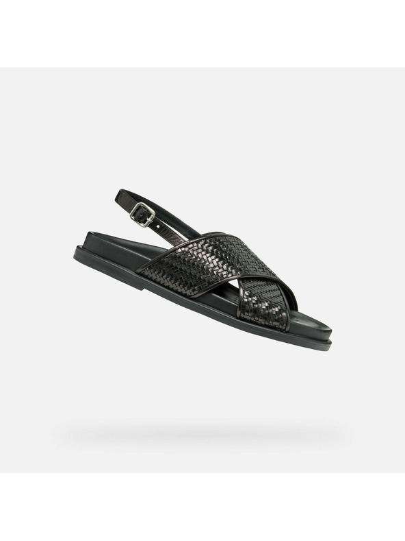 Geox Čierne dámske sandále Geox Adelash