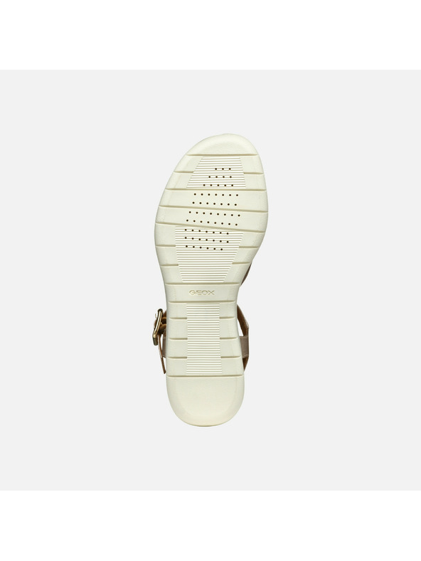 Geox Strieborné dámske sandále Geox Meliconia