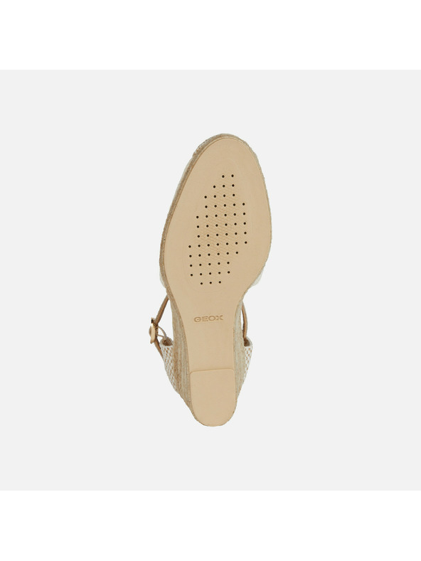Geox Krémové dámske sandále Geox Gelsa Low