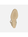 Geox Krémové dámske sandále Geox Gelsa Low