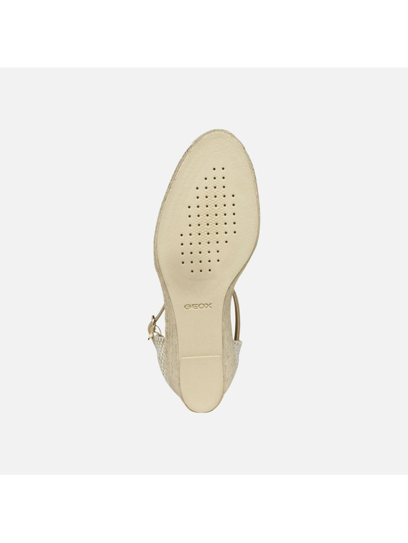 Geox Sivé dámske sandále Geox Gelsa Low