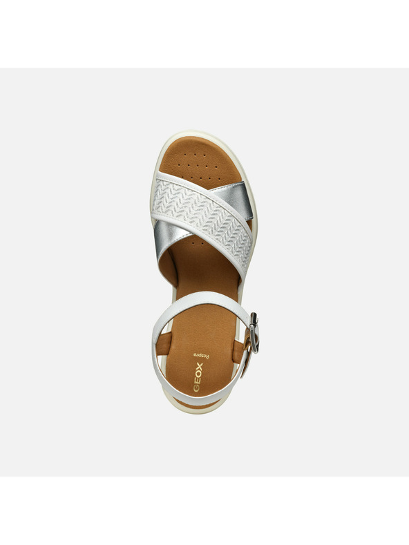 Geox Biele dámske sandále Geox Meliconia