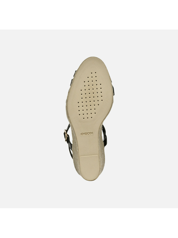 Geox Čierne dámske sandále Geox Gelsa