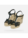 Geox Čierne dámske sandále Geox Gelsa