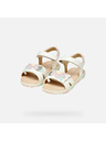 Geox Biele dievčenské sandále Geox Sandal Haiti