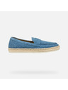 Geox Modré pánske mokasíny Geox Costuni