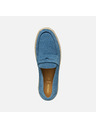 Geox Modré pánske mokasíny Geox Costuni