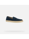 Geox Tmavomodré pánske mokasíny Geox Costuni