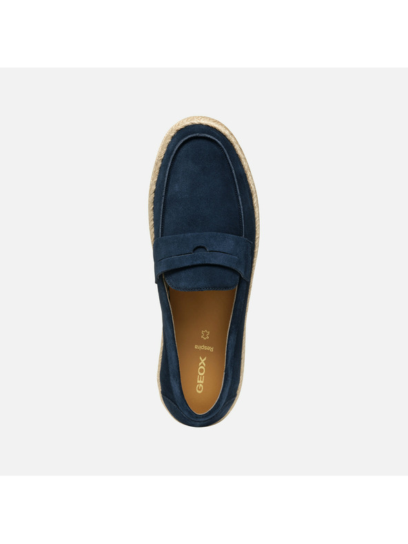 Geox Tmavomodré pánske mokasíny Geox Costuni