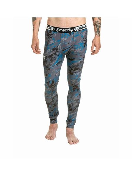 Meatfly Meatfly pánske termo nohavice Sloan Mossy Petrol