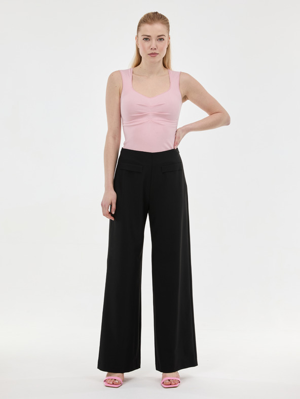 Orsay Svetloružové dámske tielko s riasením ORSAY