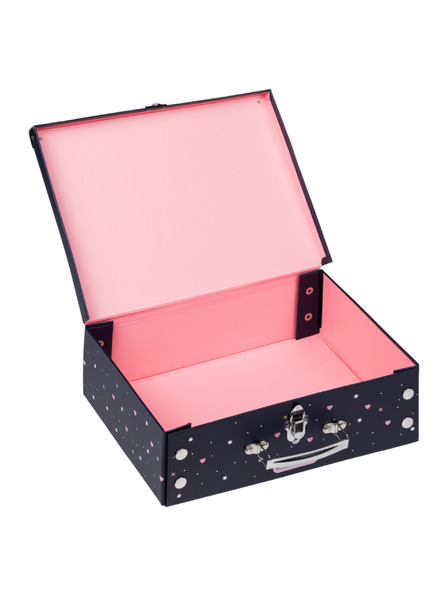 BAAGL  BAAGL Skladací školský kufrík Unicorn Gold s kovaním