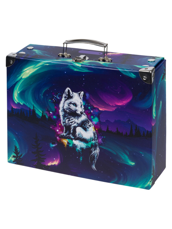 BAAGL  BAAGL Skladací školský kufrík Aurora s kovaním