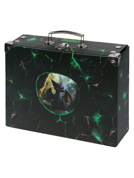 BAAGL  BAAGL Skladací školský kufrík Draci s kovaním