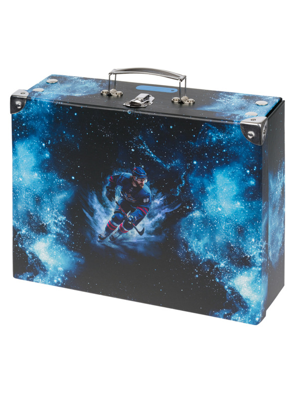 BAAGL  BAAGL Skladací školský kufrík Hokej s kovaním