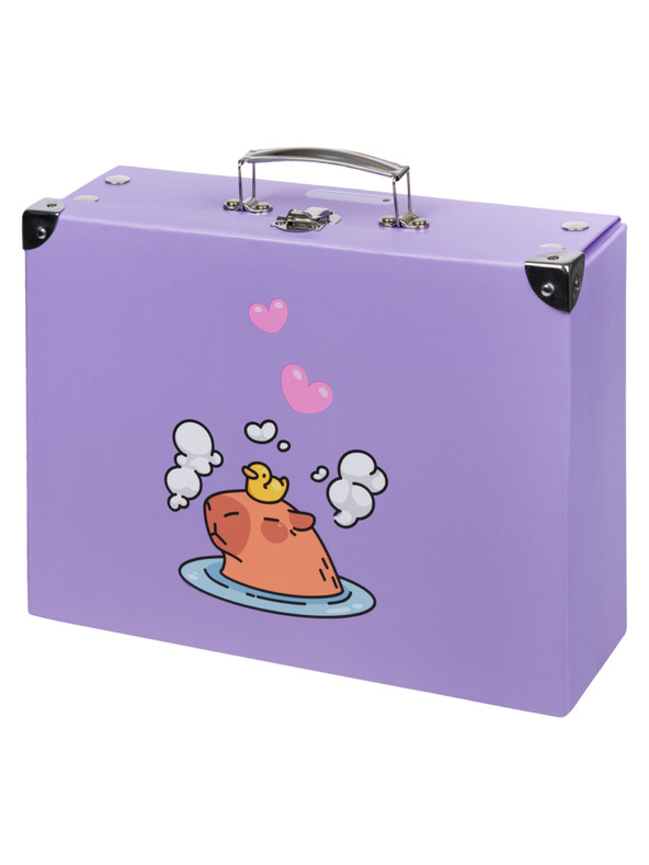 BAAGL  BAAGL Skladací školský kufrík Kapybara s kovaním