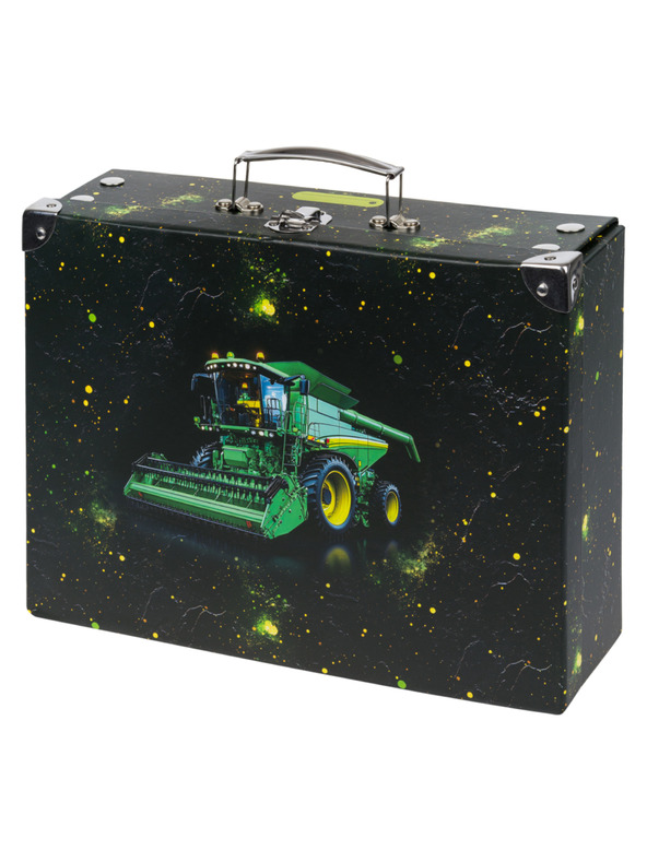 BAAGL  BAAGL Skladací školský kufrík Traktor s kovaním